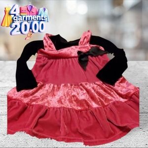Greggy girl velour dress size 2T